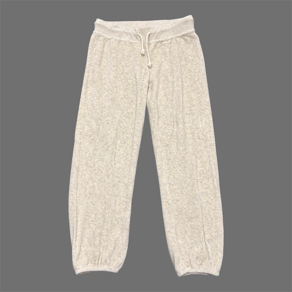 Perfect White Tee Sweatpants Womens S Gogo Jogger Loop Terry Cloth USA